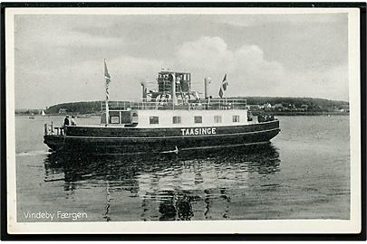 Taasinge, S/S, Vindeby færge ved Svendborg. Stenders no. 185.