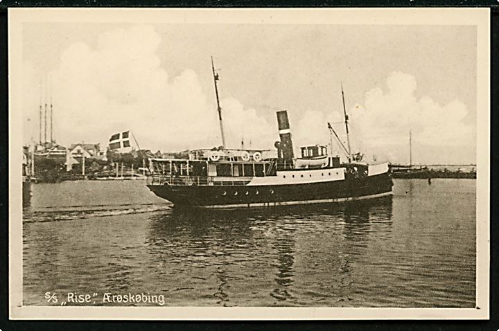 Rise, S/S, Dampskibsselskabet Ærø i Ærøskøbing. Stenders no. 59714.