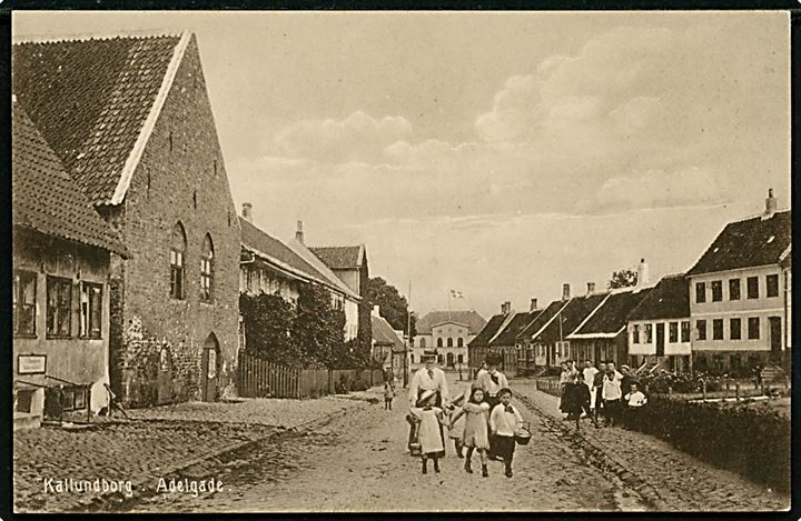 Kalundborg, Adelgade. Stenders no. 7439.