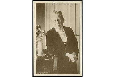 Nina Bang (1866-1928). Verdens første demokratiske valgte kvindelige minister. Socialdemokrat. Forlag u/no. 