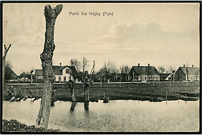 Højby, Fyn. Parti fra. No. 09 8174.