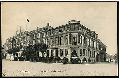 Hillerød, Hotel Leidersdorff. Chr. Sørensen no. 23734.