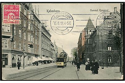 Købh., Gammel Kongevej med sporvogn no. 29. Peter Alstrup no. 9070.