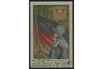 C. S. : Deutscher 1880 Schulverein. Soldat med fane. Josef Eöerle 38.