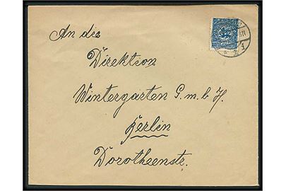 20 pfg. Fælles udg. på brev fra Flensburg d. 26.3.1920 til Berlin.