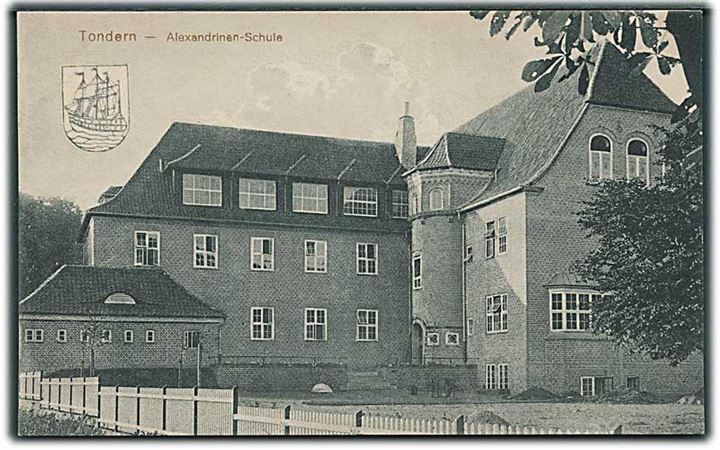 Alexandrinen skolen i Tønder. Gustav Rothe no. 57. 