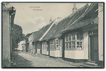 Schlossstrasse i Tønder. J. A. Bödewadt no. 1908. 