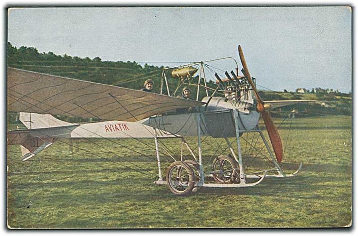 Fly Jeannin auf Aviatik Eindecker. F. R. G. No. 2507.