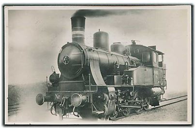 Rangerlokomotivet Q, Nr. 342. Bygget 1943. Alex Vincents no. 2. Fotokort. 