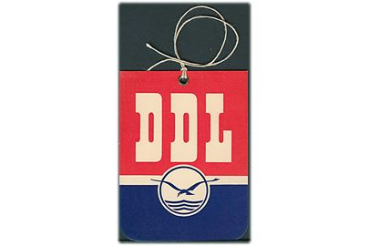 DDL baggage manilamærker, ubrugt. Ca. 1945.