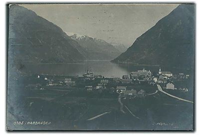 Odde i Hardanger i Norge. K. Knudsen no. 8. Fotokort. 