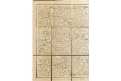 Generalstabens Topografiske Kort over Bregninge. No. 82. 54 x 45 cm. 1877.