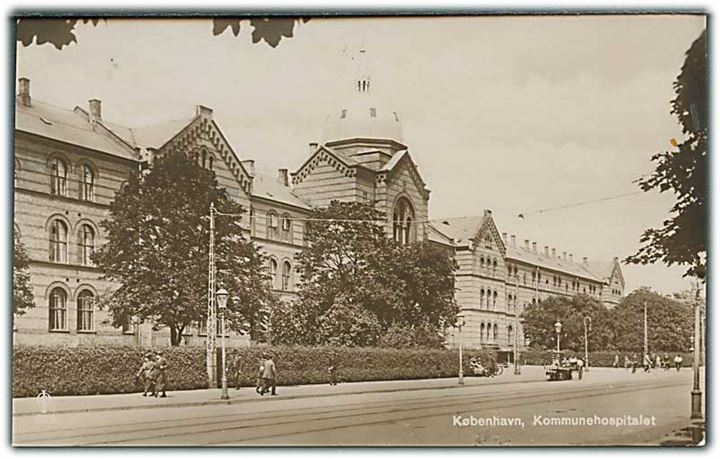 Kommunehospitalet i København. Fotokort. J. Chr. Olsen no. 228.