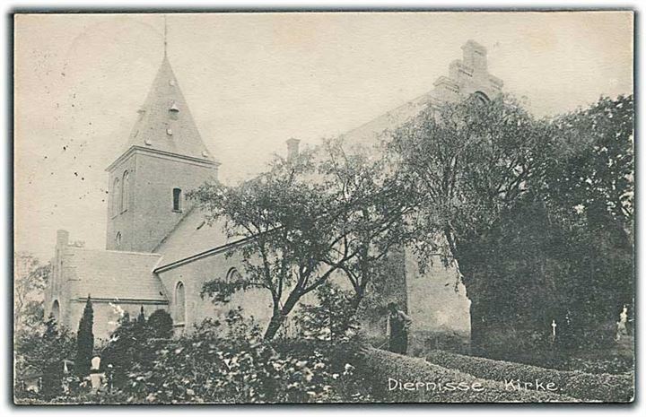 Diernæs Kirke. Stenders no. 7716. 