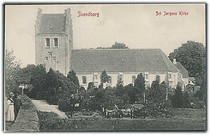 Sct. Jørgens Kirke i Svendborg. Warburgs Kunstforlag no. 4603.