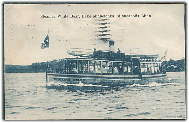 Dampskibet White Bear, Lake Minnetonka, Minneapolis, Minn. A. C. Bosselman & Co. no. 5149.