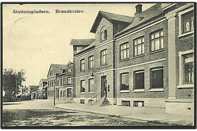 Stationspladsen i Brønderslev. C. N:s. Lj. no. 7110