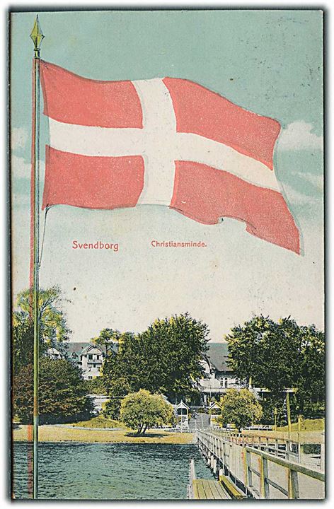Christiansminde i Svendborg. Der flages. W. M. K. u/no. 