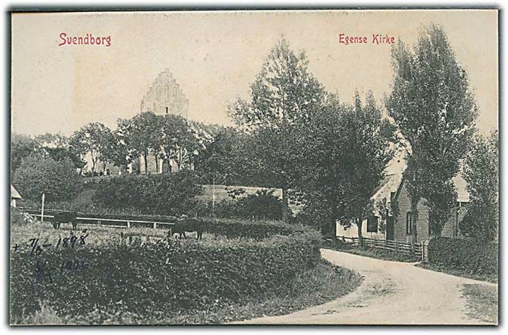 Egense Kirke i Svendborg. Warburgs Kunstforlag no. 4607.
