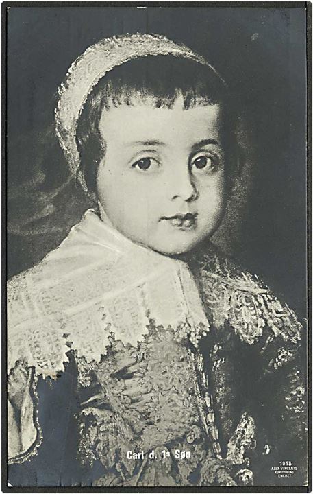 Carl d. 1.s søn. A. Vincent no. 1018.