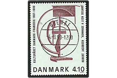 Dansk-fransk kulturår luksusstempelt Odense d. 4.9.1990.