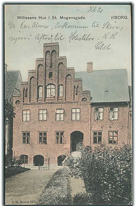 Willesens Hus i St. Mogensgade i Viborg. Stenders no. 2595. 