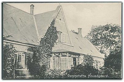 Vemmetofte Hovedgaard. Stenders no. 4332. 
