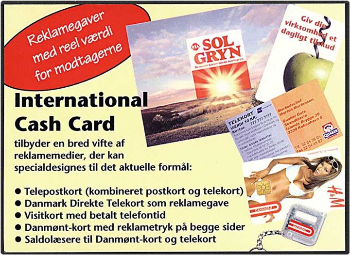 Telepostkort CK004, reklamegaver.