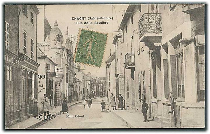 Chagny (Saône-et-Loire), Rue de la Boutière. C. L. B. u/no. 
