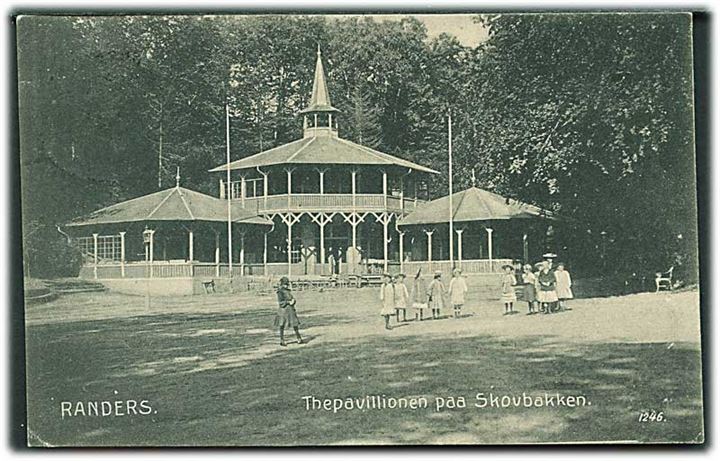Thepavillonen på Skovbakken i Randers. No. 1246.