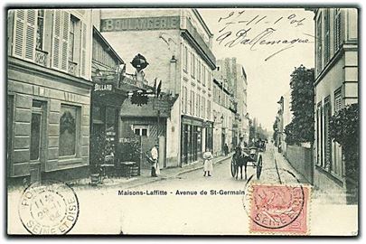 Maisons-Laffitte. Avenue de St-Germain. A. Breger Frères u/no.