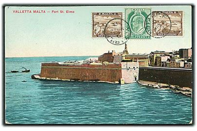 Valletta Malta - Fort St. Elmo. U/no. 