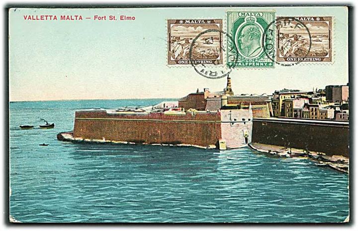 Valletta Malta - Fort St. Elmo. U/no. 