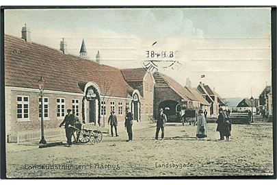 Landsbygade paa Landsudstillingen i Aarhus. Stenders no. 18412.