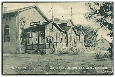 Skydepavillonen paa Skovbakken i Randers. H. H. O. no. 4549.