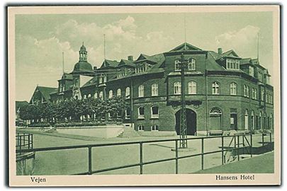 Hansens Hotel i Vejen. Skandinavisk Reproduktionsanstalt no. 67. 