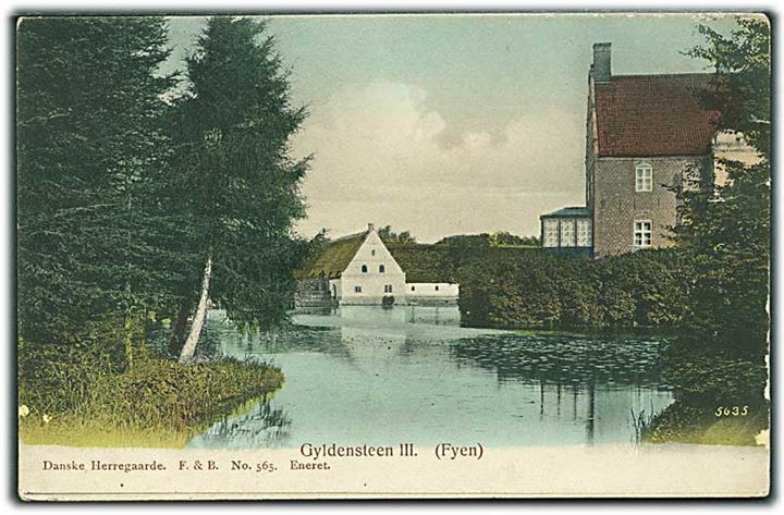 Gyldensteen III (Fyen). Danske Herregaarde. F. & B. no. 565.