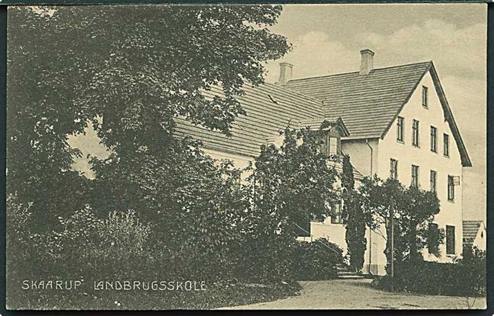 Skaarup Landbrugsskole. A. Hansen no. 95.