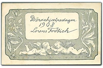 Lorens Frölich: Børnehjælpsdagen 1908. Chr. J. Cato u/no. 