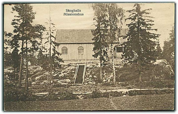 Skoghalls Missionshus, Sverige. E. Karlsson no. S 89. 