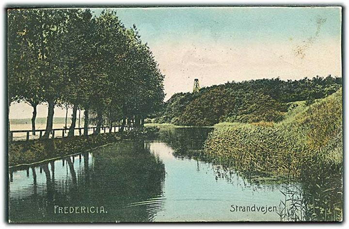 Strandvejen i Fredericia. Stenders no. 688.