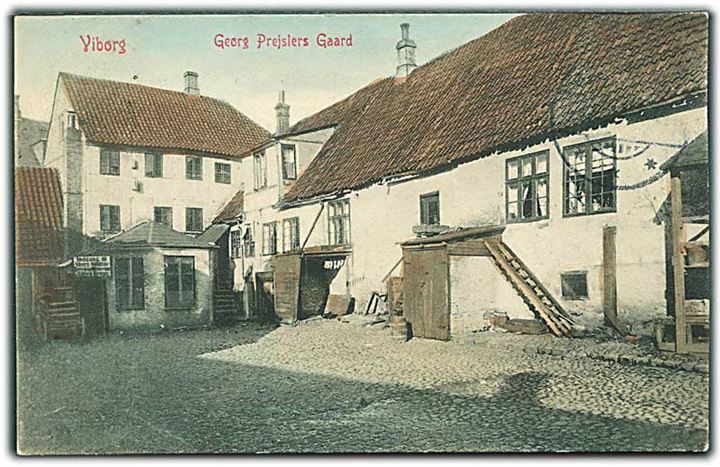 Georg Prejslers Gaard i Viborg. Warburgs Kunstforlag no. 3378.