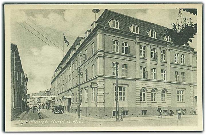 Hotel Baltic i Nykøbing F. Rudolf Olsens Kunstforlag no. 1758.