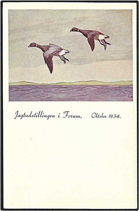 Høyrup: fra Jagtudstillingen i Forum 1934. V. Schæffer u/no.