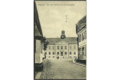 Det nye raadhus set fra Østergade i Bogense. N. Ehlert no. 1298/34.
