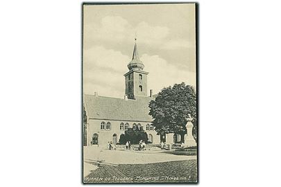 Kirken og Tesdorfs Monument, Nykøbing Falster. U/no. 