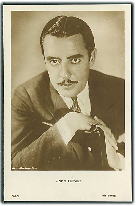 John Gilbert var en amerikansk skuespiller, manuskriptforfatter og instruktør. Iris Forlag no. 545. Fotokort. 