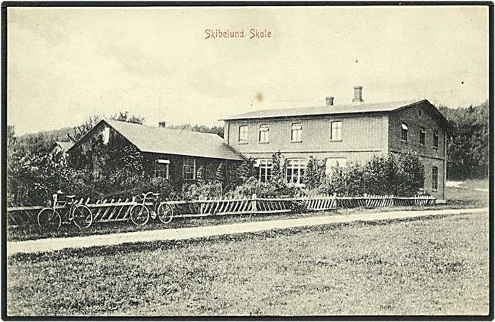 Skibelund Skole. W.K.F. no. 3816.