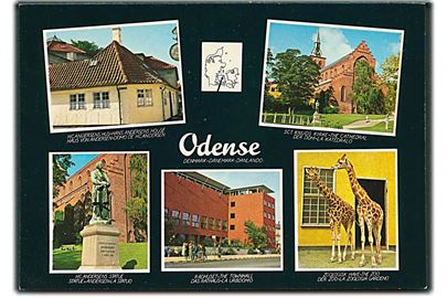 Partier fra Odense med H.C. Andersen og Odense Zoo. O.P.O. no. 7118-12.
