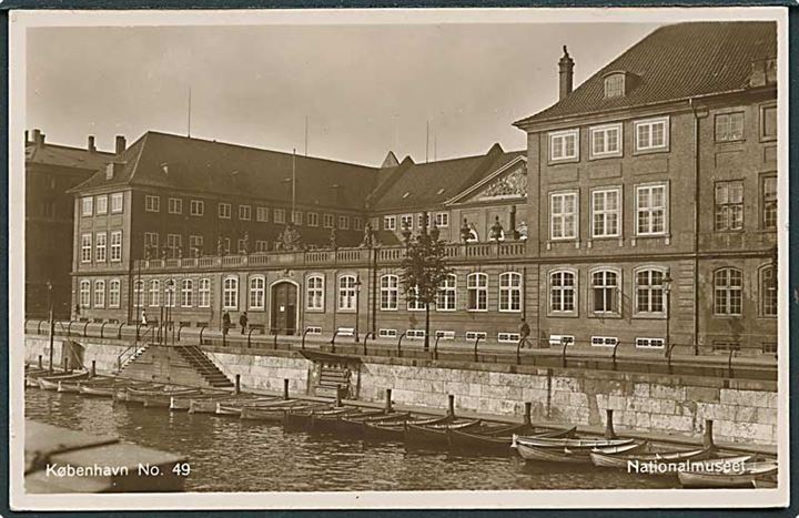 Nationalmuseet i København. P. Heckscher no. 49. Kortet har været opklæbet. 